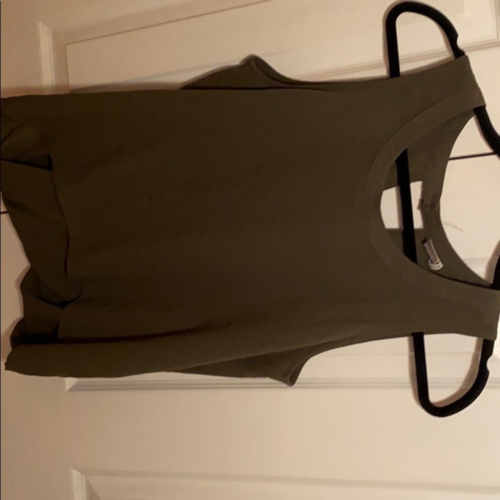 Green Backless Tank